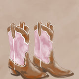 Country Boots - Dusty Pink