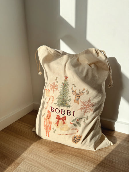 Personalised Santa Sack (Embroidered Name)