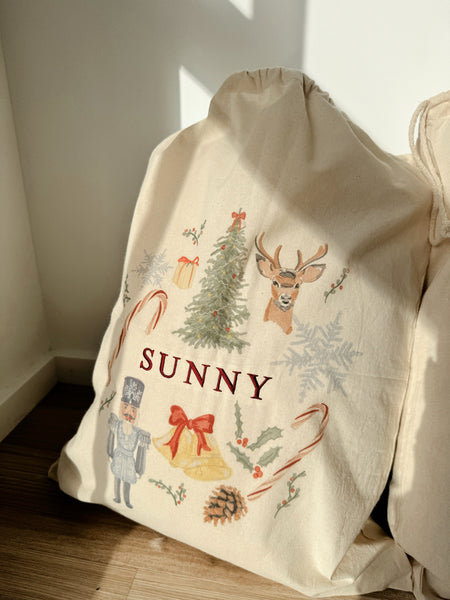 Personalised Santa Sack (Embroidered Name)