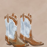 Country Boots - Dusty Blue