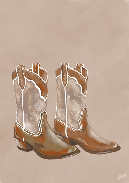 Country Boots - Dusty Brown