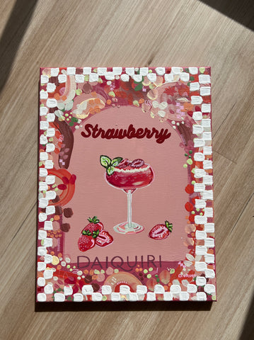 Strawberry Daiquiri - Original Painting