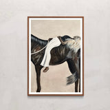 Girl on the horse Fine Art Print