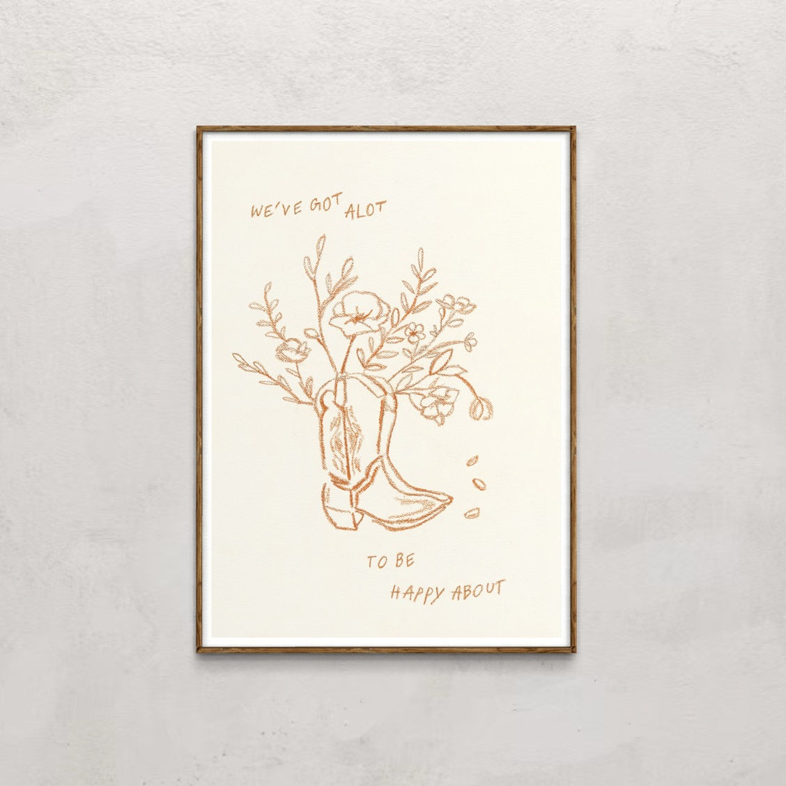 We've got a lot to be happy about- Print