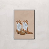 Country Boots - Dusty Blue