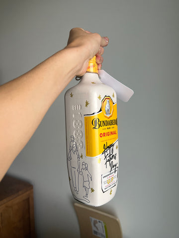 Bundaberg Rum- Custom Painted Bottle