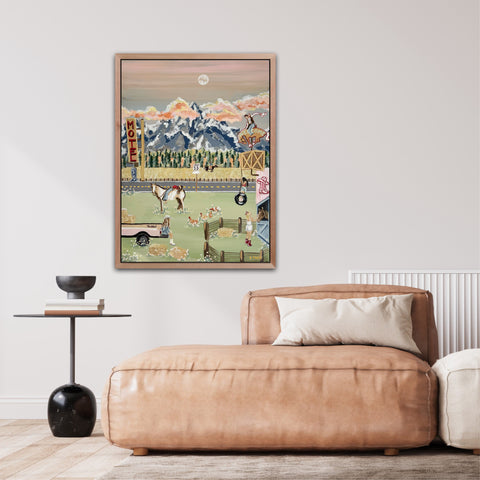 The West Canvas Print