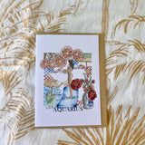 Aquarius Zodiac Greeting Cards