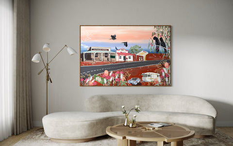' Just Passing through ' Canvas Prints