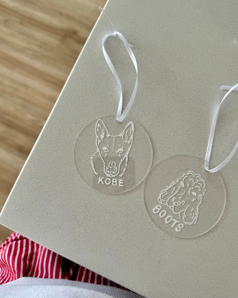 Personalised Pet Christmas Tree decorations