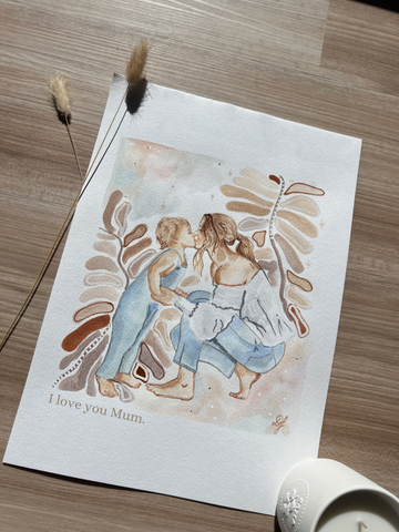 'I Love you Mum' Print