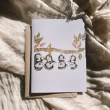 4 Peaceful Possums Greeting Card
