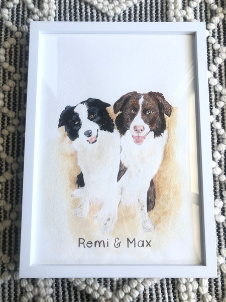 Pet Portrait of 2 or 3 Animals