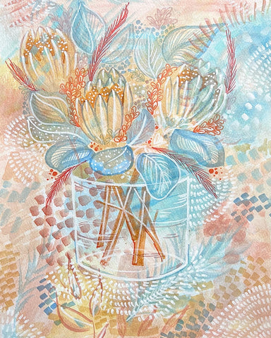 Blooming Lagoon - Print